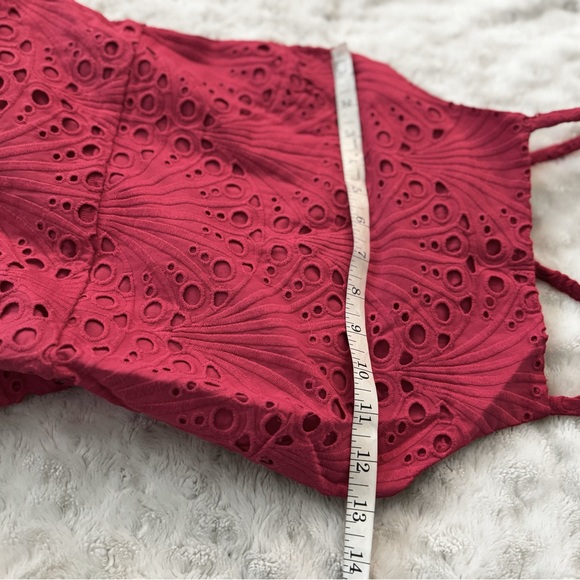 NWT- ANDIE The Roatan Midi Dress eyelet in Rosette - Picture 9 of 9